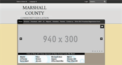 Desktop Screenshot of communityeducation.marshallk12.org